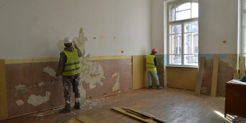 Şcoala va fi complet reabilitată. FOTOAndrei Paul