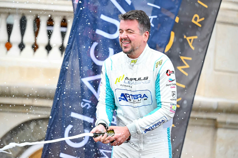 Costel Cășuneanu, debut din postura de lider la Cupa Mediașului la viteză în coastă