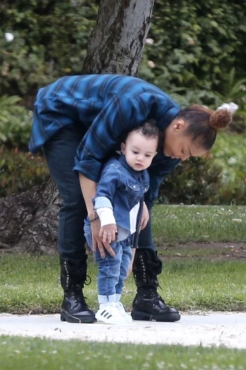 *EXCLUSIVE* Janet Jackson enjoys her Mother's Day at a park with her son Eissa Al Mana *WEB MUST CALL FOR PRICING* jpeg
