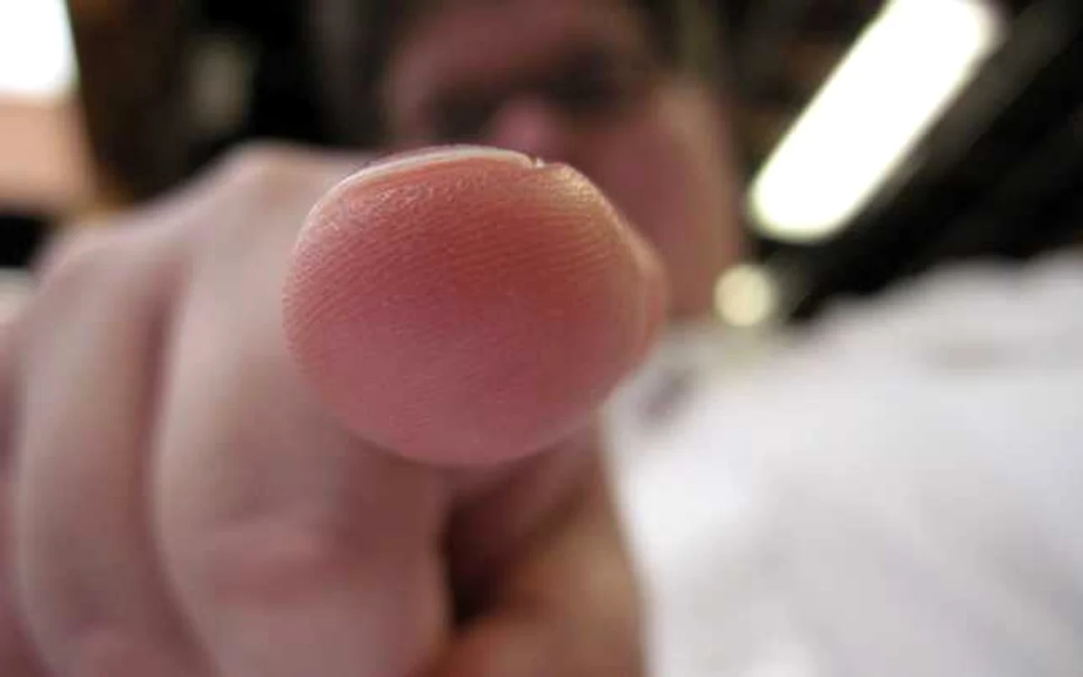 pointing finger