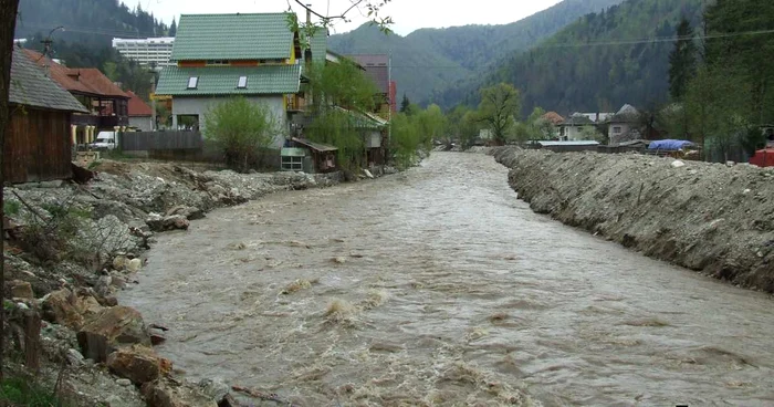 Râul Bega este sub o avertizare de inundație de cod roșu FOTO Arhivă