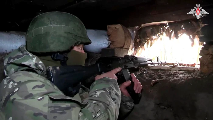 Soldat rus pe frontul din Kursk FOTO Ministerul rus al Apărării/Profimedia