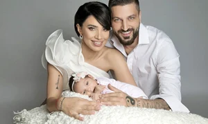 Adelina şi Virgil sunt părinţii unei fetiţe, de 10 luni  jpeg