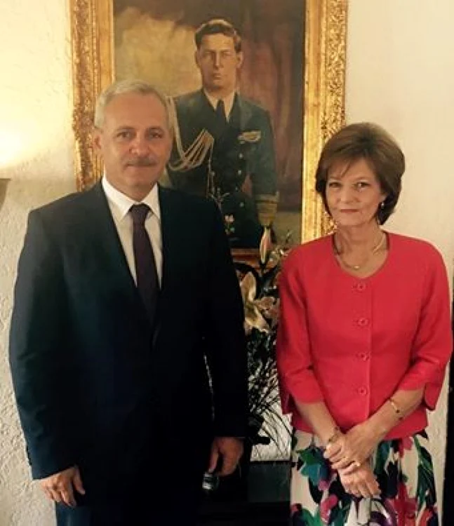 Liviu Dragnea şi Principesa Margareta FOTO Facebook