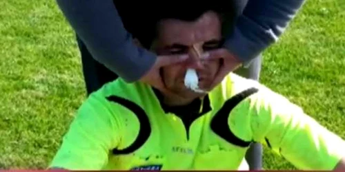 arbitru batut in constanta in liga a 4-a FOTO