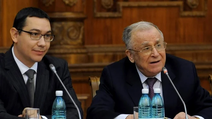 Victor Ponta și Ion Iliescu. FOTO Facebook Victor Ponta
