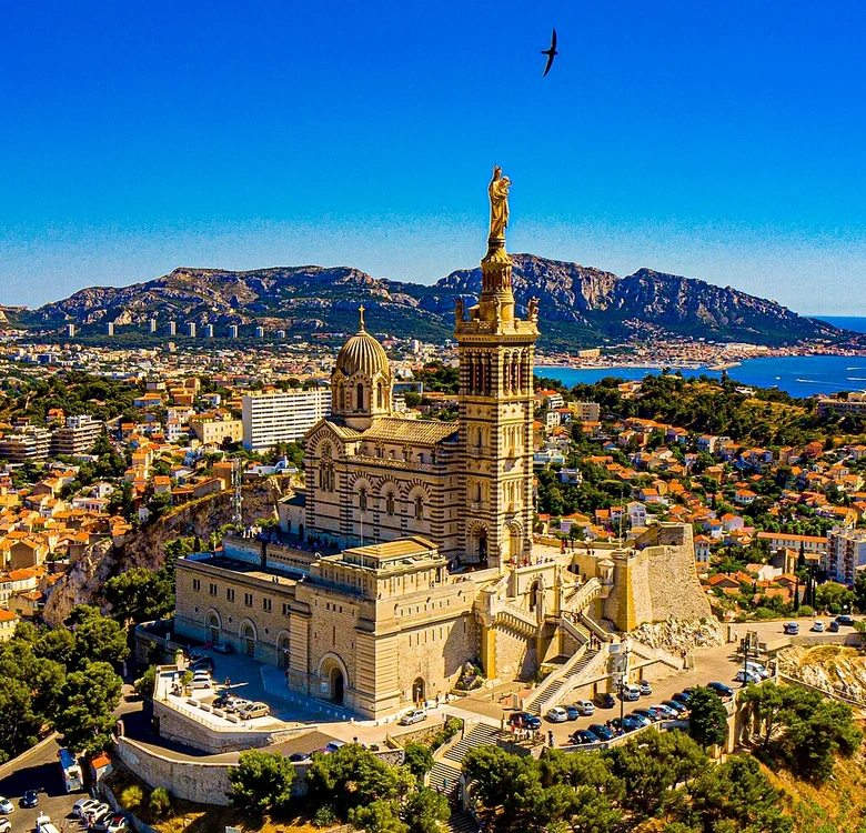 Notre Dame de la Garde Marseile, Sursa: Wikipedia 