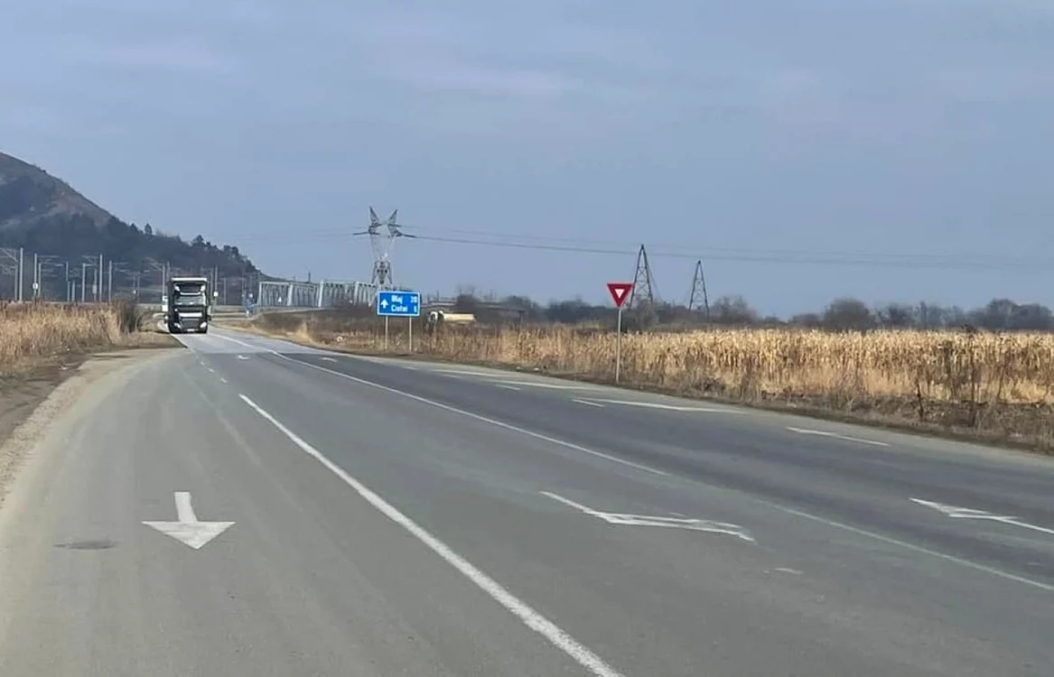 Proiectul prevede modernizarea drumului naţional 14 B, Teiuş - Aiud. Foto Facebook