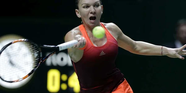 Simona Halep la Singapore FOTO AP 