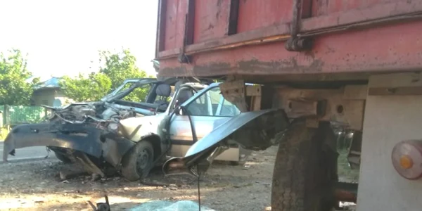Accident rutier Giurgiu FOTO ISU Giurgiu