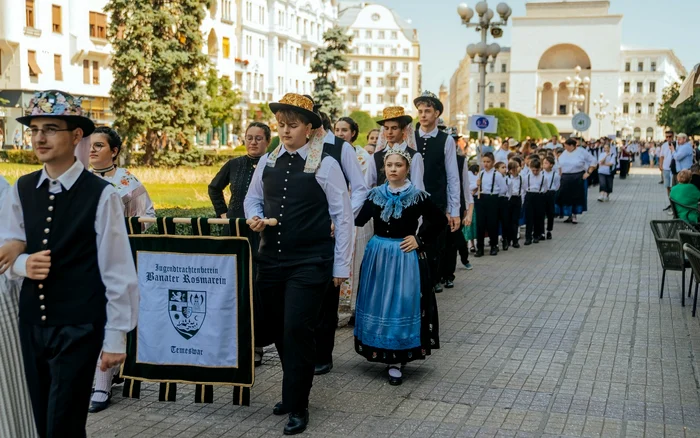 Germani în Timișoara, numită în trecut „capitala” șvabilor. Foto: Primăria Timișoara