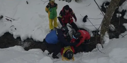 schior scos din apa Predeal Jandarmeria Montană jpg