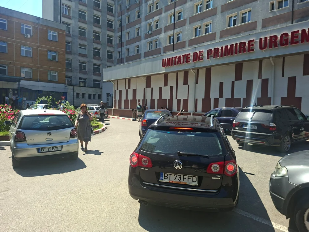Aglomerație fără precedent la spitalul județean