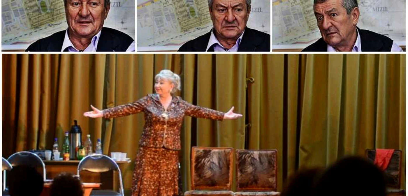 La Mizil, primarul este proslăvit şi în piesele de teatru. Aici, Rodica Popescu Bitănescu