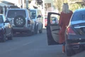 Elena Udrea  își conduce singură  bolidul Mercedes  jpeg