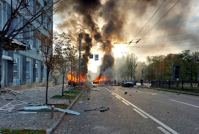 Explozii în Kiev FOTO Twitter