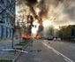 Explozii în centrul Kiev FOTO Twitter / @MattiMaasikas