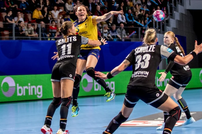 Revenită după o accidentare, Melinda Geiger a adus un plus echipei noastre îndeosebi în meciul cu GermaniaFoto: Sport Pictures