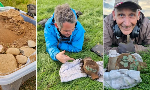 Tezaurul ar putea fi cea mai mare din istoria Țării Galilor (© Facebook / Minelab Metal Detectors)