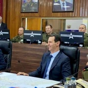 Vladimir Putin in Siria cu omologul Bashar al Assad 7 ianuarie FOTO AFP
