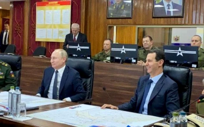 Vladimir Putin și Bashar al Assad/ FOTO:AFP