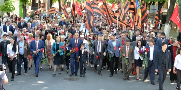 Marş organizat de socialişti în Chişinău