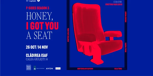Afiș expoziție Honey I Got You în cartierul Giulești jpg