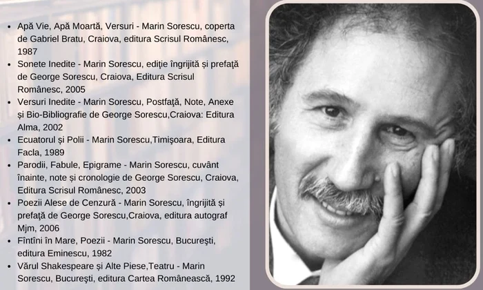 Expoziția de carte „Marin Sorescu - 88 de ani de la naștere”