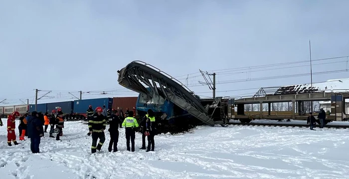 Un bărbat și-a pierdut viața în cumplitul accident Sursa FOTO: ISU Olt