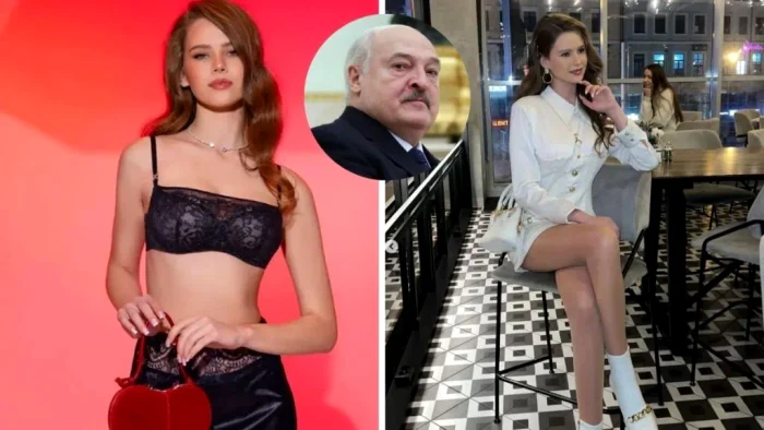 Alia Korotkaia, un model de 22 de ani, dese apariții publice alături de Lukașenko