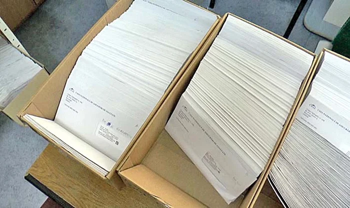 18.000 de plicuri au  rămas nedistribuite de poştă 