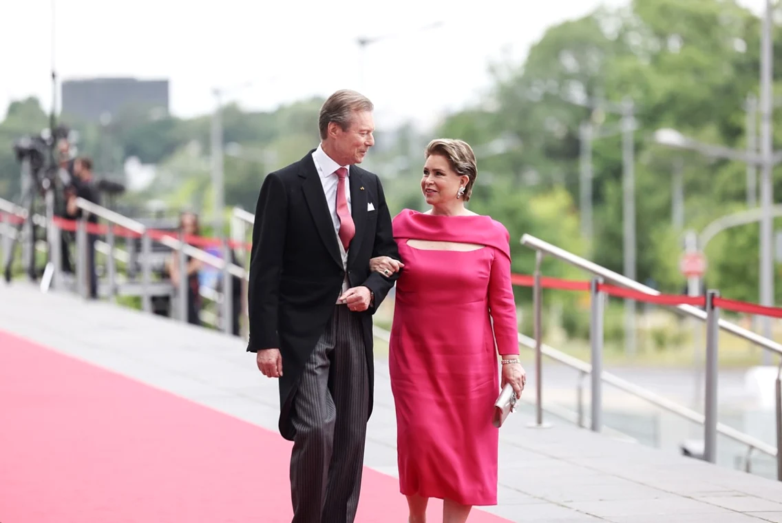 Marele Duce Henri și Marea Ducesă Maria Teresa la Ziua Națională a Luxemburgului 2025. FOTO Marea Curte Ducală