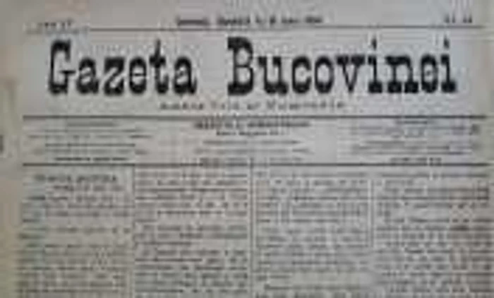 gazeta de bucovina