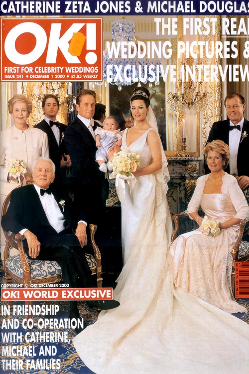 5 most expensive magazine covers ever shot top 10 n 7 ok magazine s cover of michael douglas and catherine zeta jones wedding 2 million 1 jpg jpeg