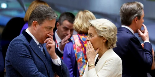 Ursula von der Leyen si premierul belgian Bart De Wever FOTO Profimedia