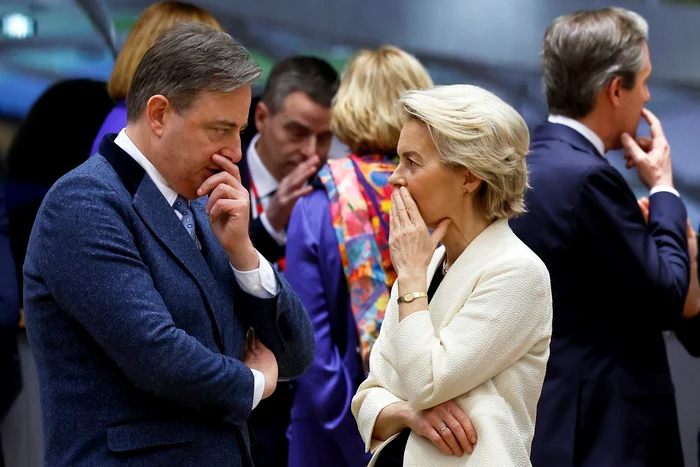 Ursula von der Leyen si premierul belgian Bart De Wever FOTO Profimedia