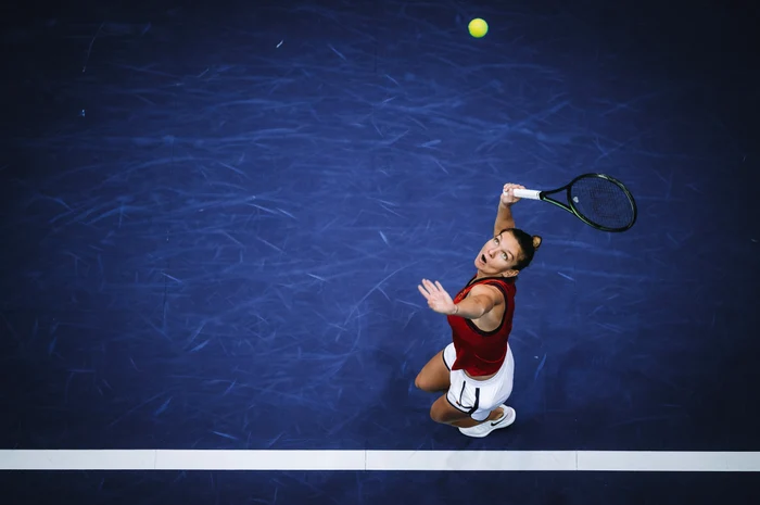 Simona Halep a surclasat-o pe Paolini în setul 3Foto: Guliver / GettyImages