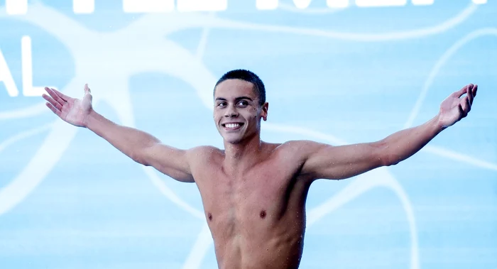 David Popovici a avut un 2022 de vis, cu 11 medalii de aur. Foto EPA EFE