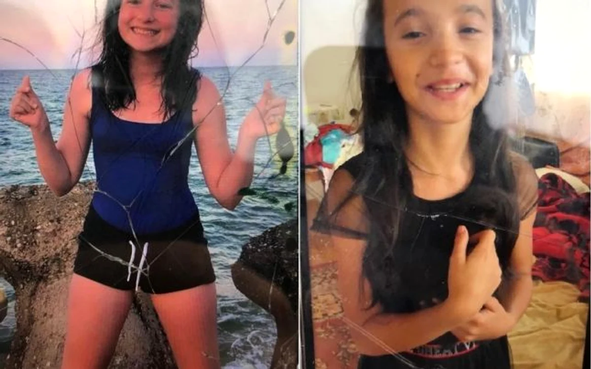 Două fetiţe de 10 şi 11 ani - Anastasia Luciana Aldescu şi Andreea Alexandra Ştefan - date dispărute în Râmnicu Vâlcea Foto Adevărul