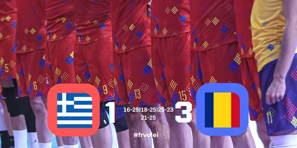Naţionala de volei masculin a României a învins duminică, la Tel Aviv, reprezentativa Greciei, scor 3 1, în al patrulea meci din grupa D a Campionatului European  jpg