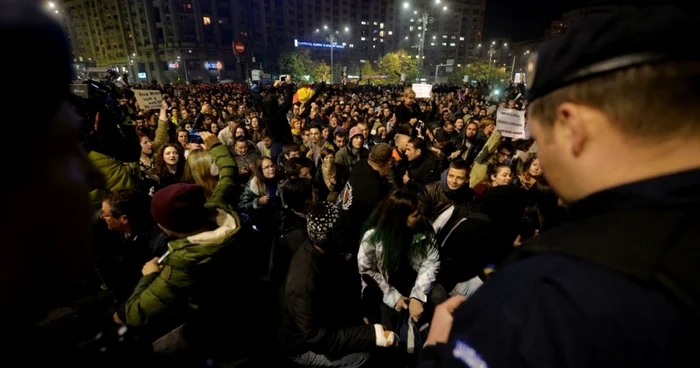 Imiagini de la proteste FOTO Mediafax 