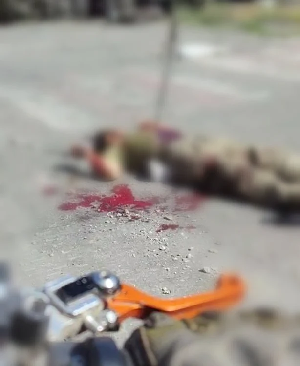 Prizonierul de război executat d eruși FOTO: X