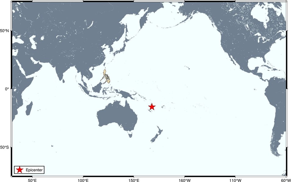 Seism cu magnitudinea 7,3 în largul arhipelagului Vanuatu. Alertă de tsunami 