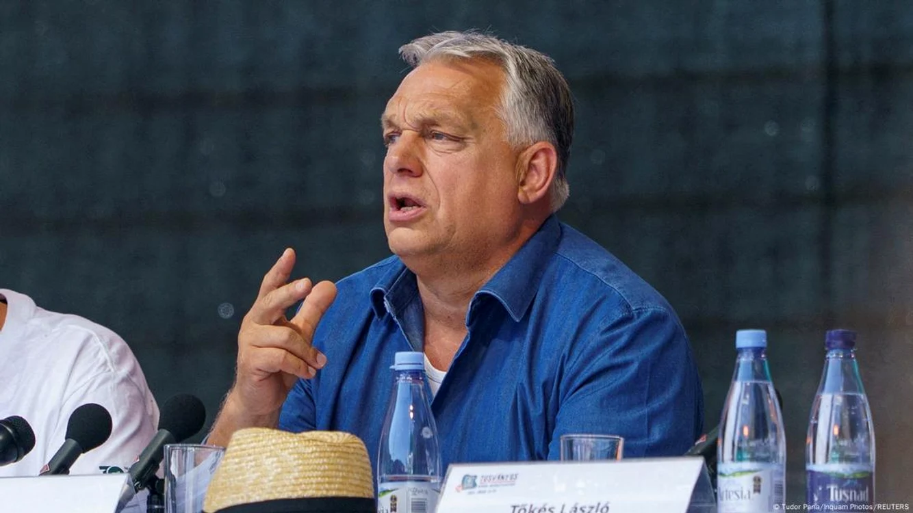Viktor Orban ține anual un discurs la Băile Tușnad, în România
