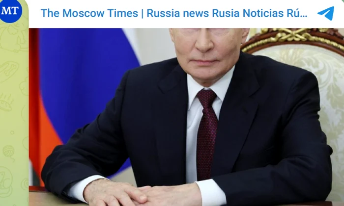 Putin pete pe maini FOTO Moscow Time png