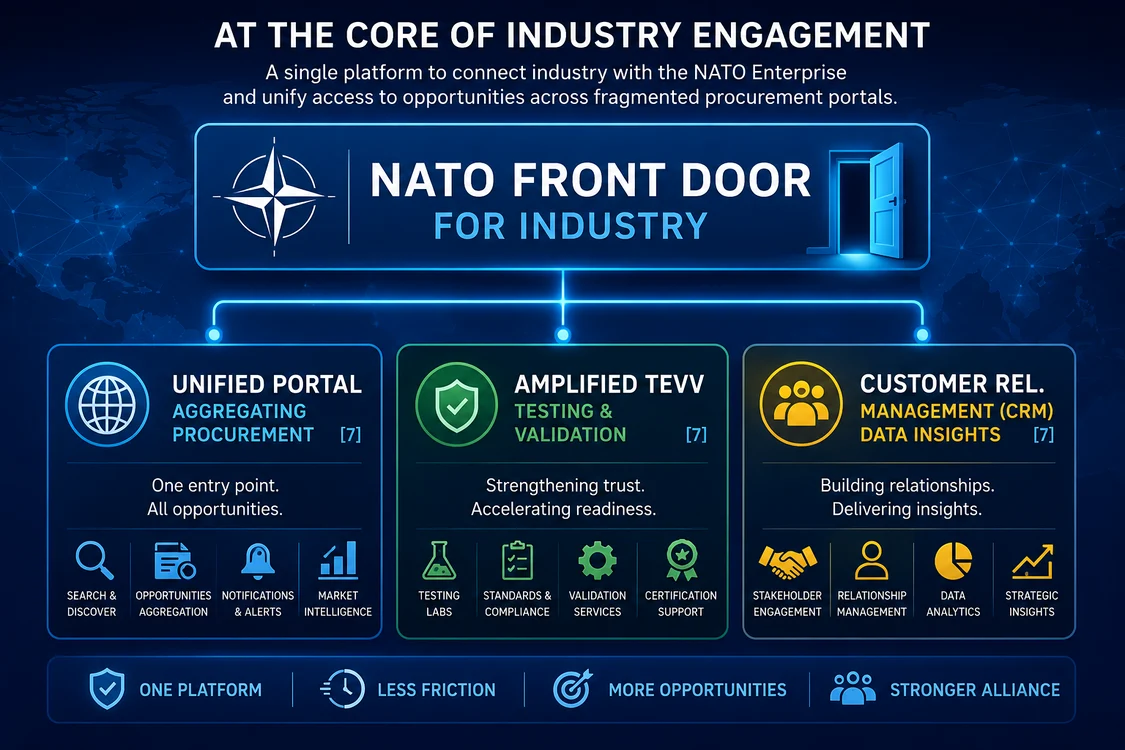 NATO Front Door for Industry png