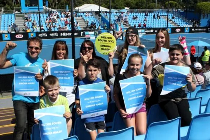 Simona Halep are fani din Melton South