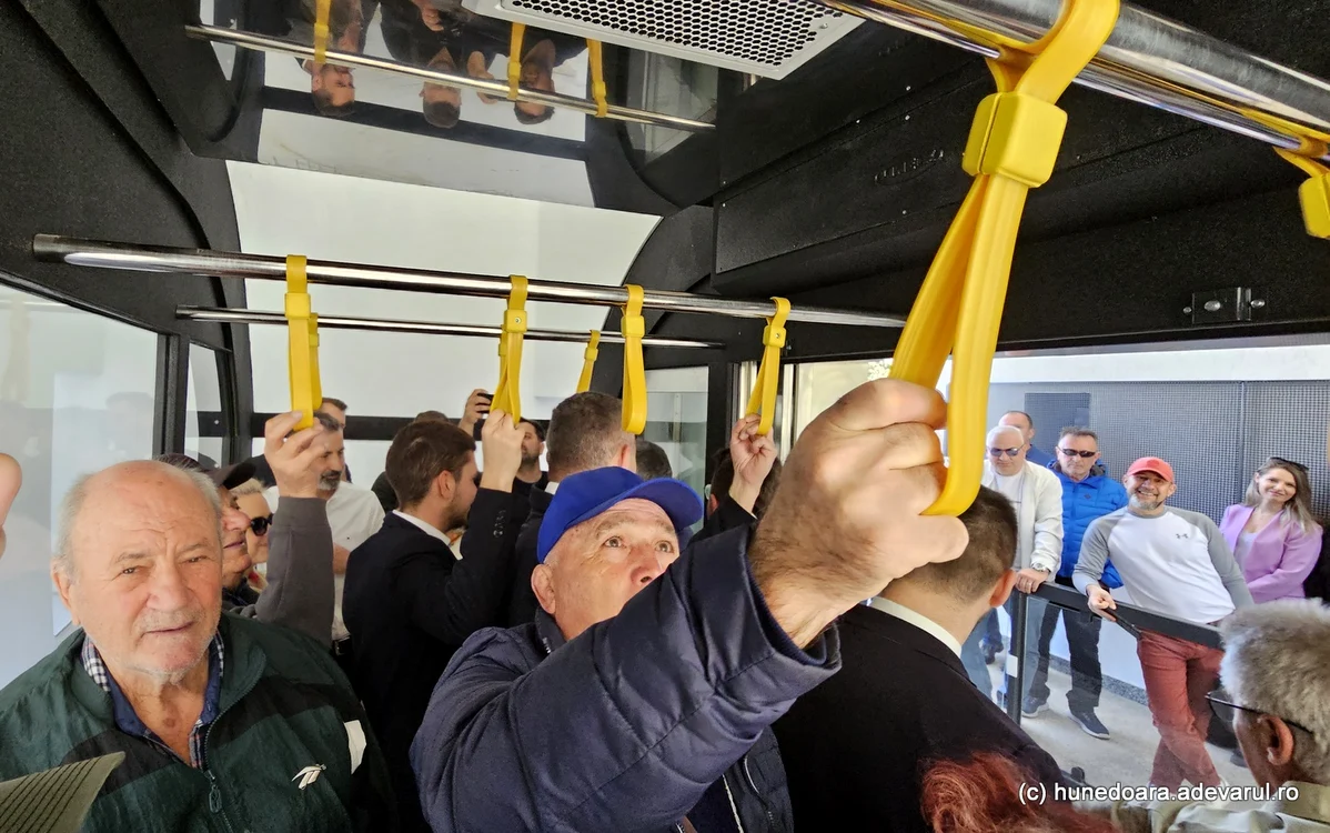 Telecabina Cetății Devei. Foto: Daniel Guță. ADEVĂRUL