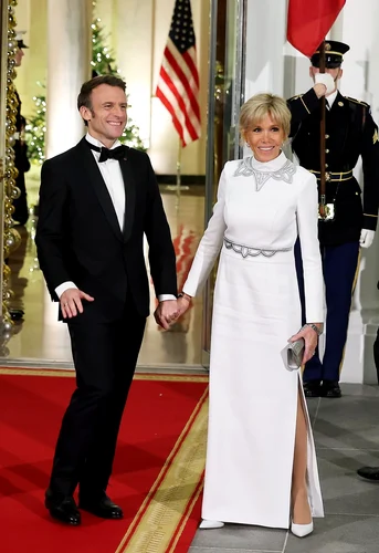 Brigitte si Emmanuel Macron