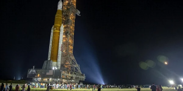 Racheta SLS a NASA pentru misiunea Artemis Foto EPA EFE
